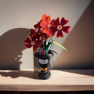 Halloween Hyde & Eek 16"T "Peeping Poppies Spooky Eyeballs Succulent Plant Decor